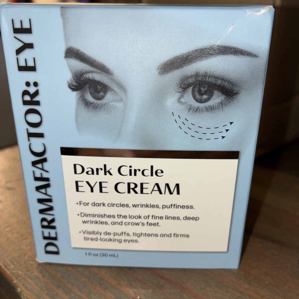 Dermafactor Dark Circle Eye Circle Cream New In Box 1 Oz Aloe Peptides